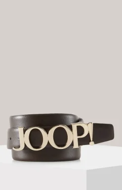 Ledergürtel in Dunkelbraun