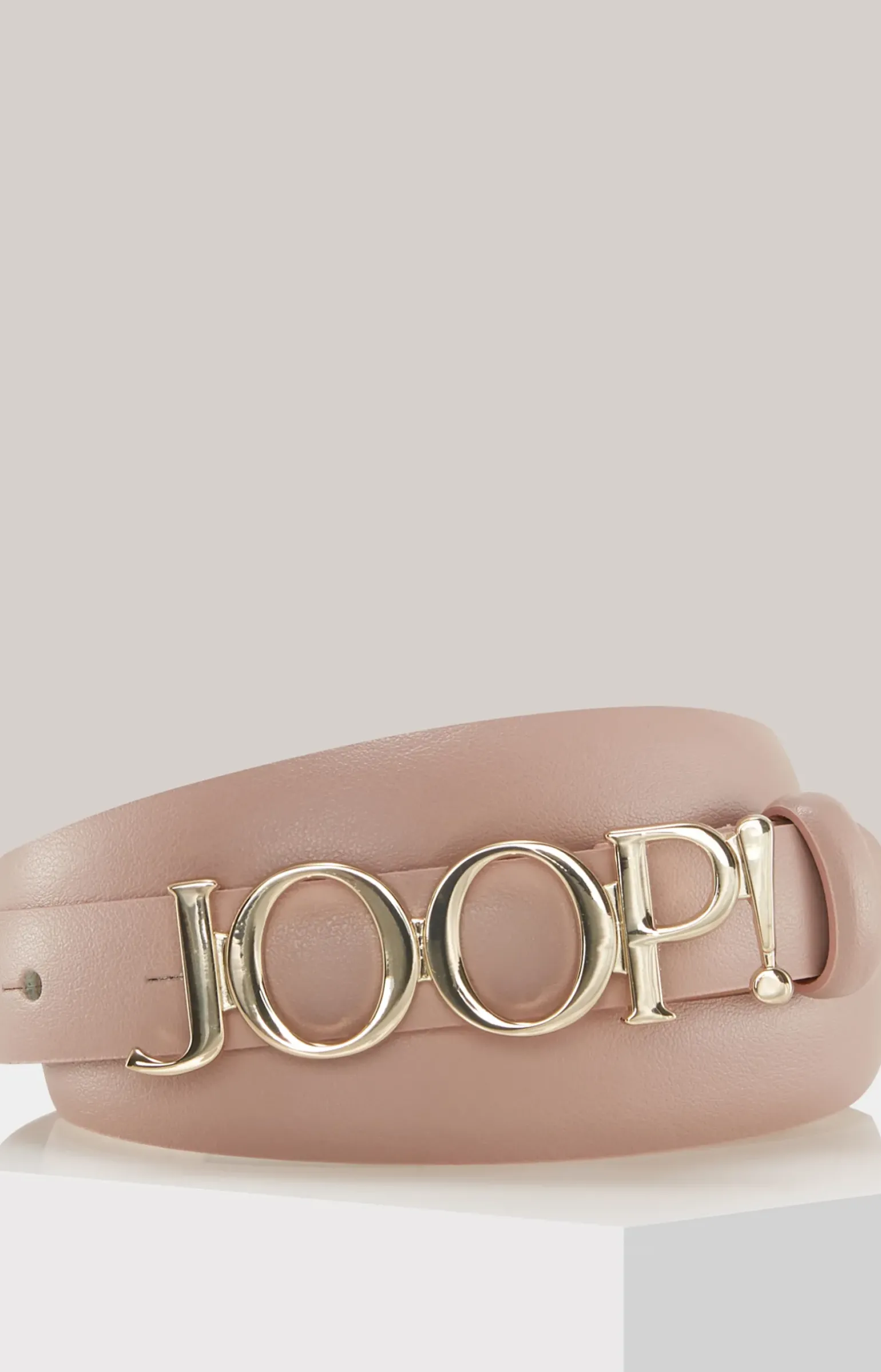 Ledergürtel in Rosé