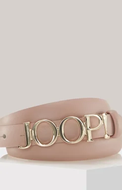 Ledergürtel in Rosé