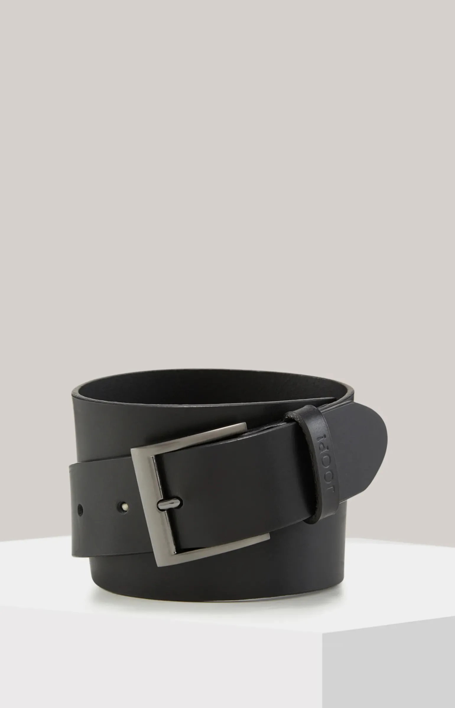 Ledergürtel in Schwarz