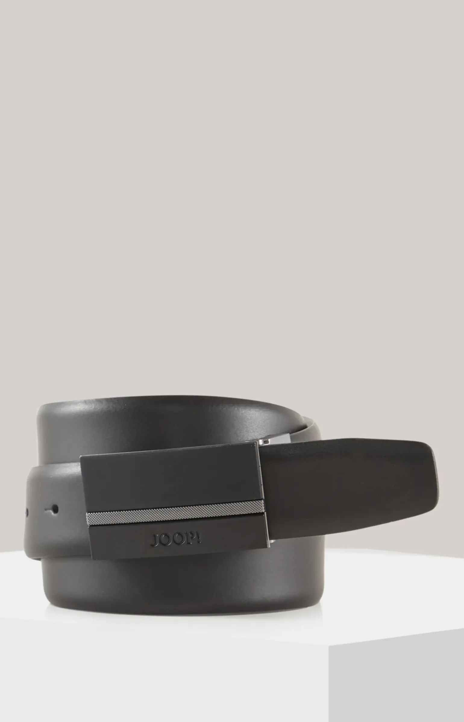 Ledergürtel in Schwarz