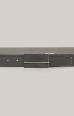 Ledergürtel in Schwarz