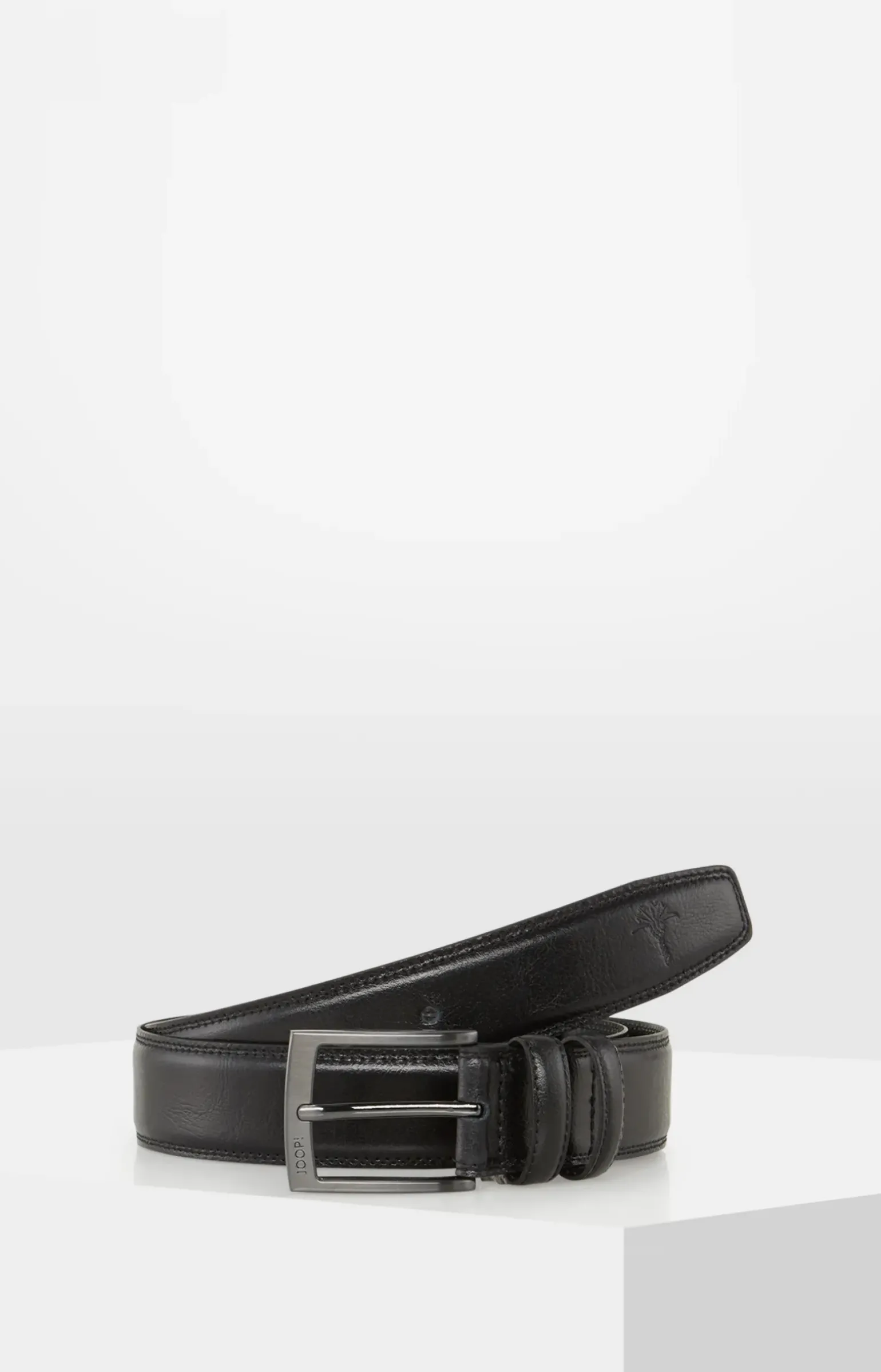 Ledergürtel in Schwarz