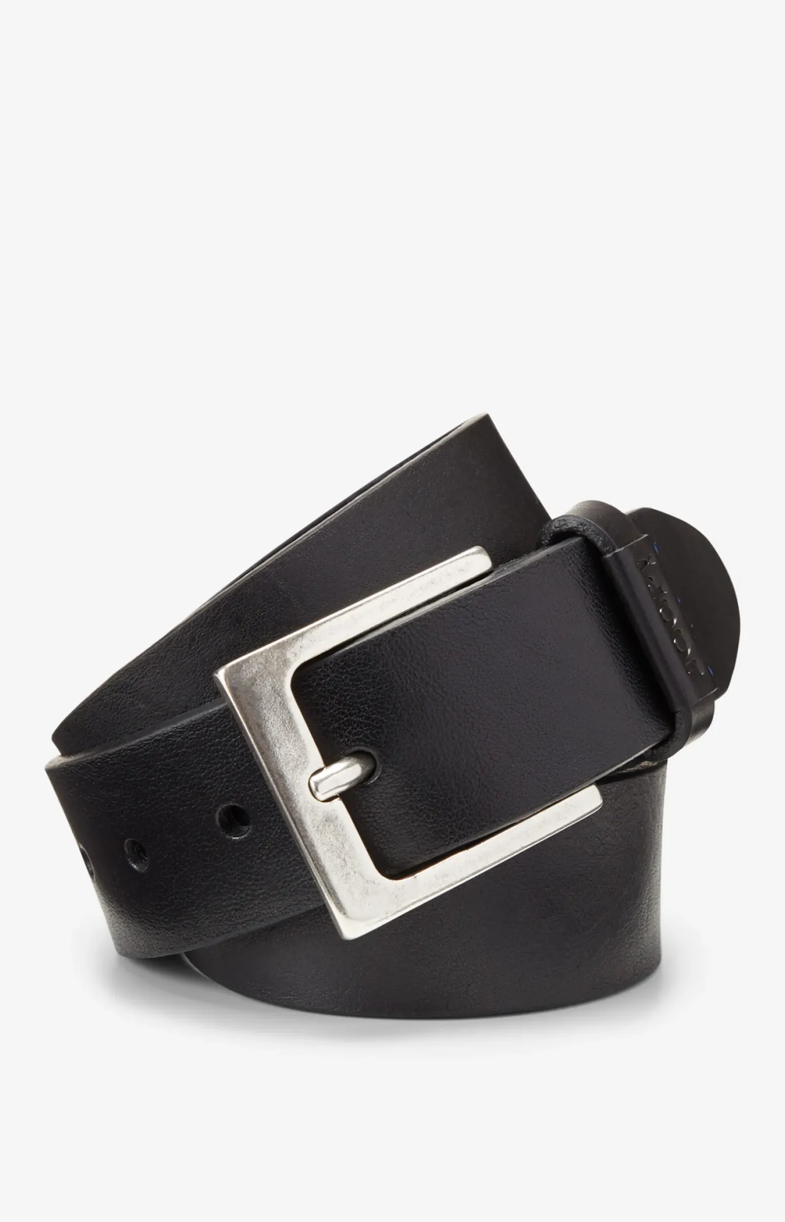 Ledergürtel in Schwarz