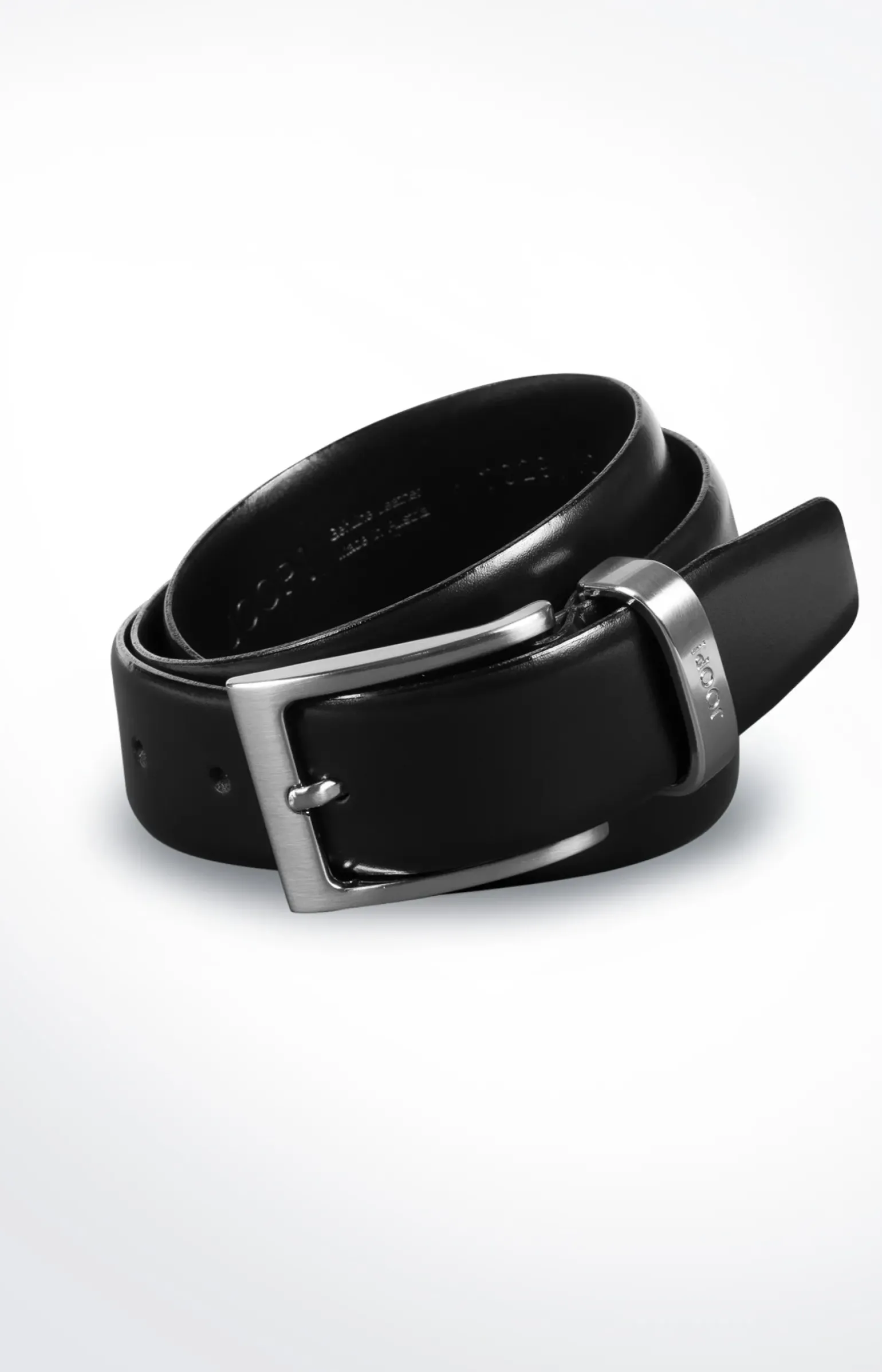 Ledergürtel in Schwarz