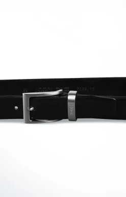 Ledergürtel in Schwarz