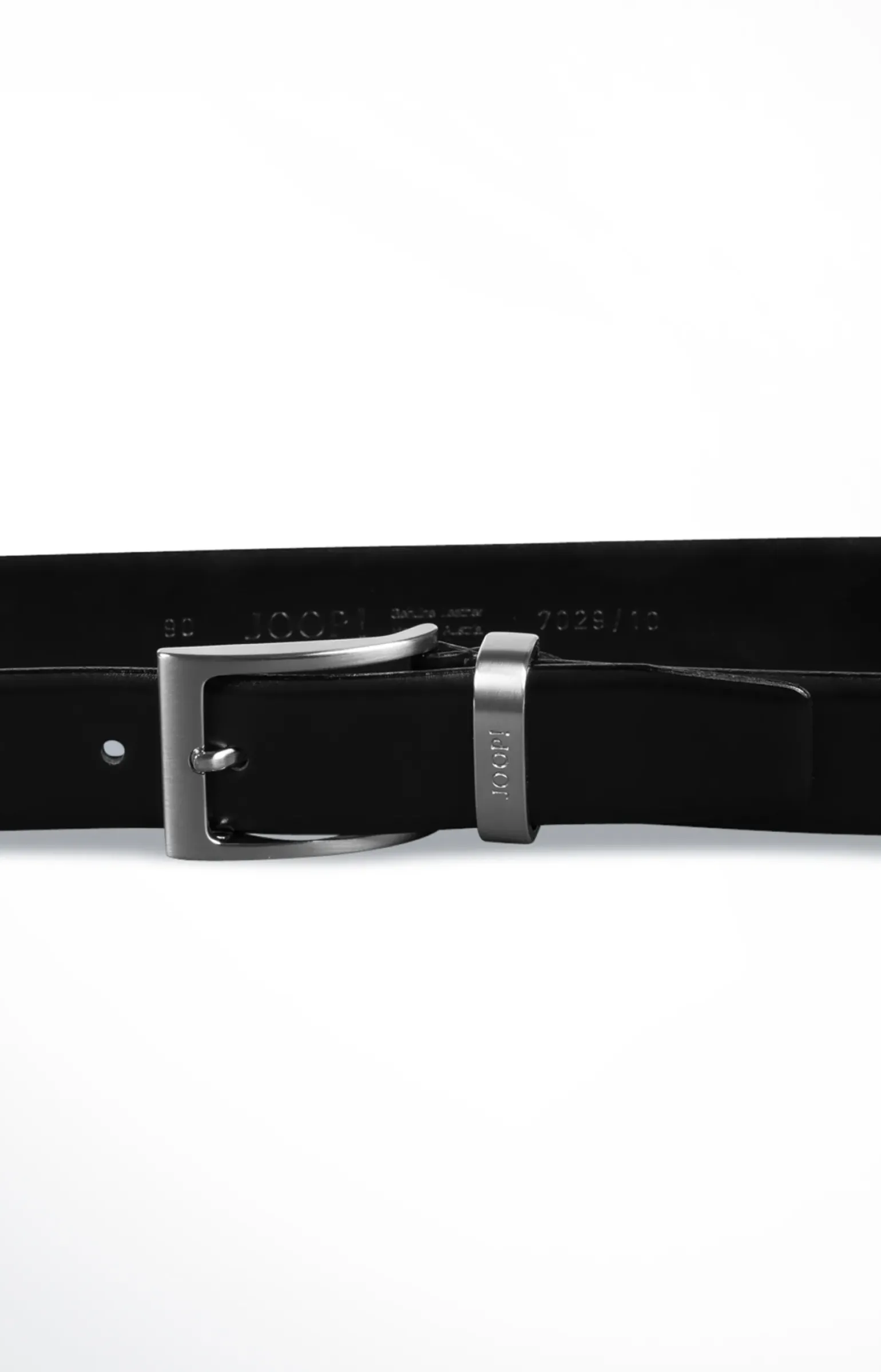 Ledergürtel in Schwarz