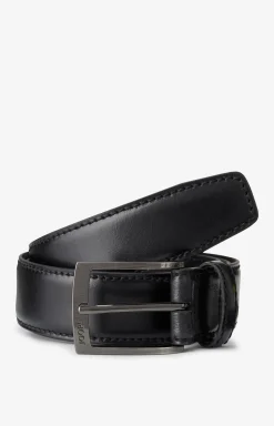 Ledergürtel in Schwarz