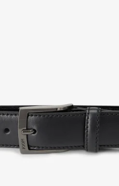 Ledergürtel in Schwarz