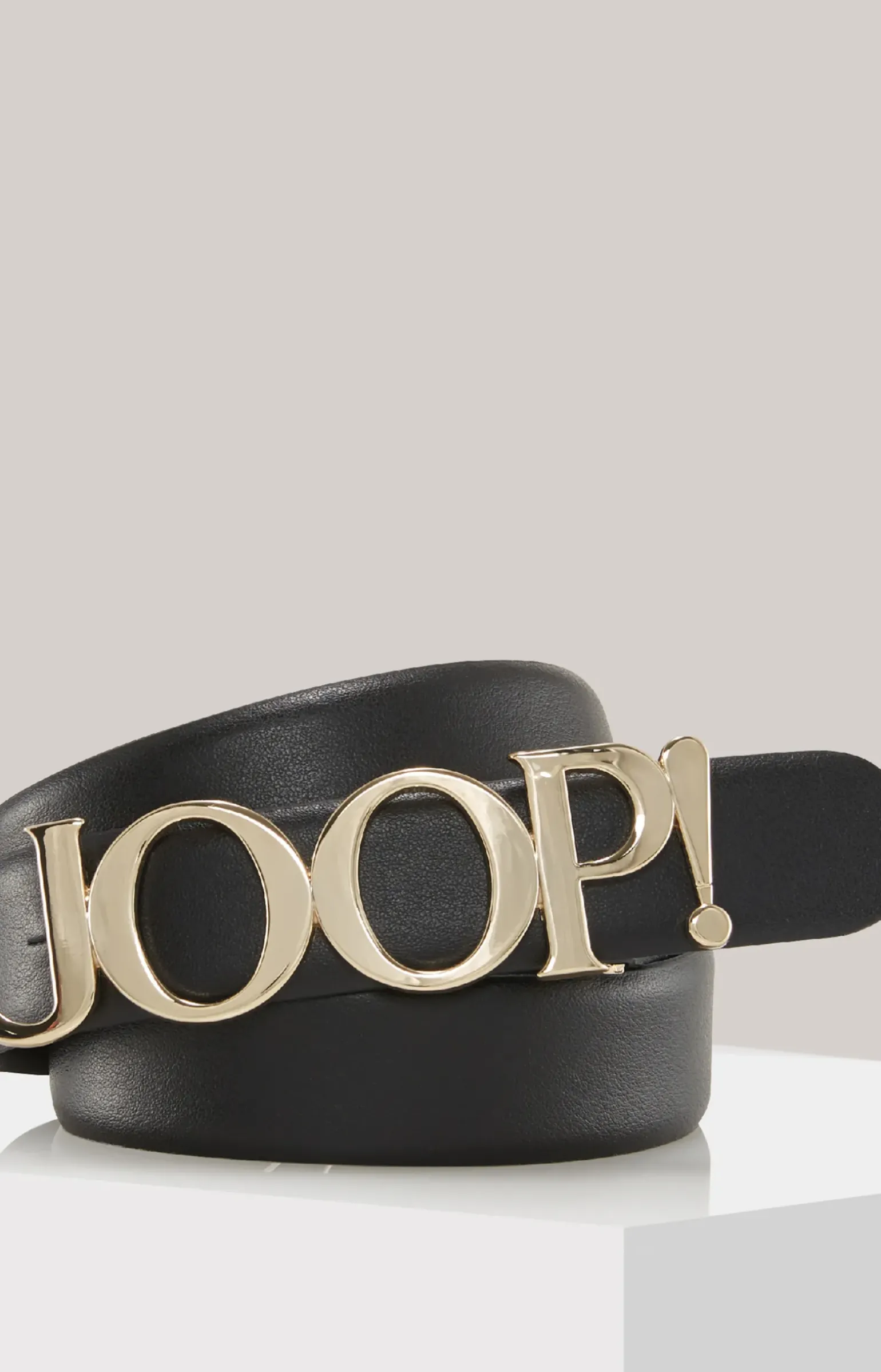 Ledergürtel in Schwarz