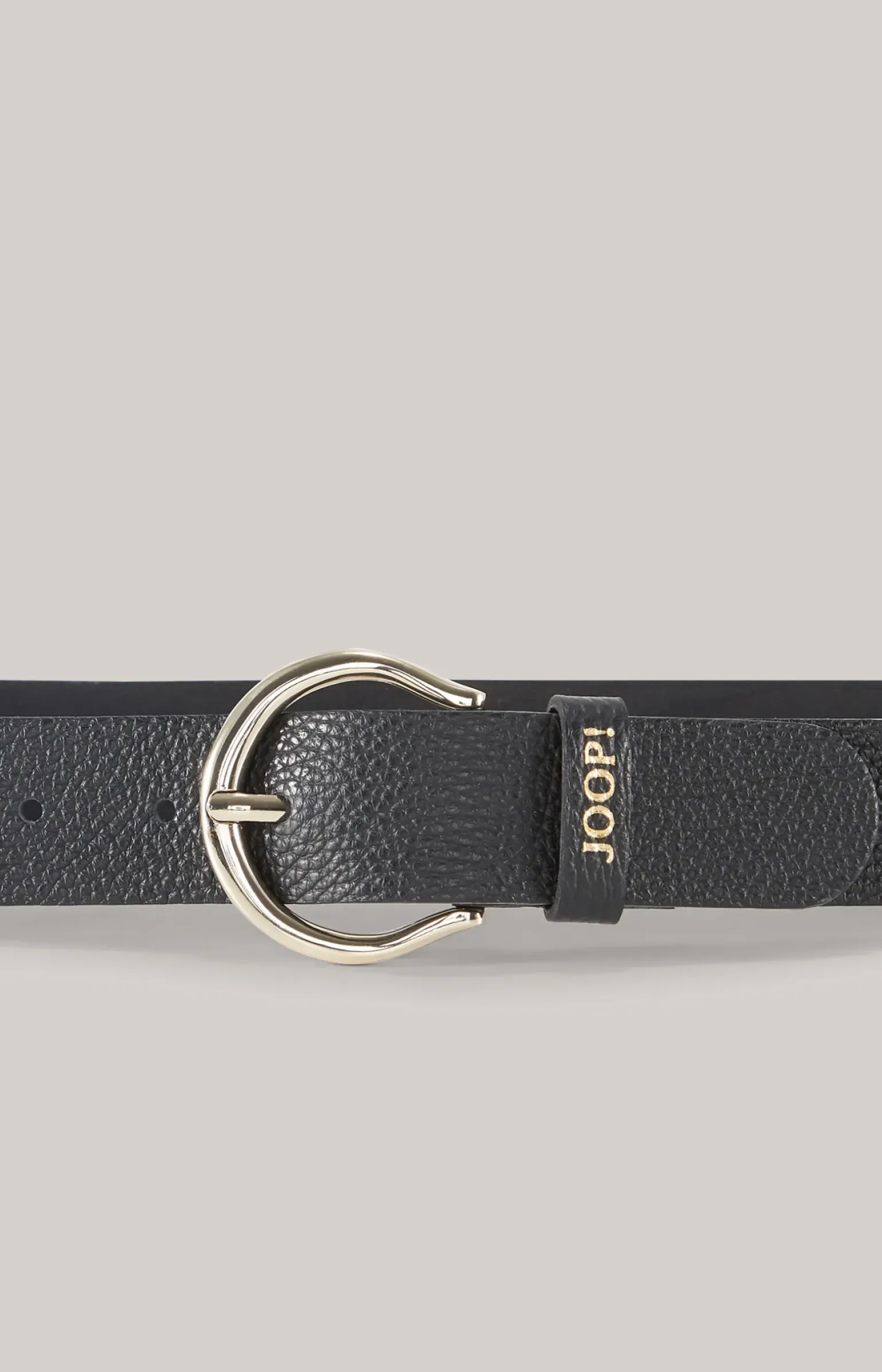 Ledergürtel in Schwarz