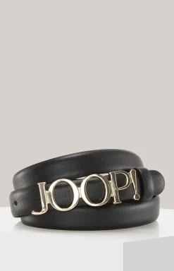 Ledergürtel in Schwarz