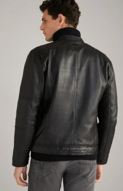 Lederjacke Baldo in Schwarz