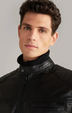 Lederjacke Baldo in Schwarz