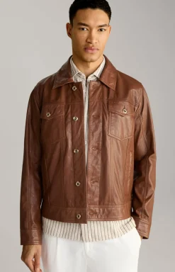 Lederjacke Jean in Braun