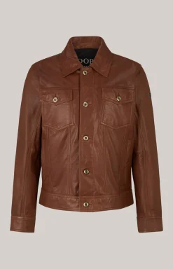 Lederjacke Jean in Braun