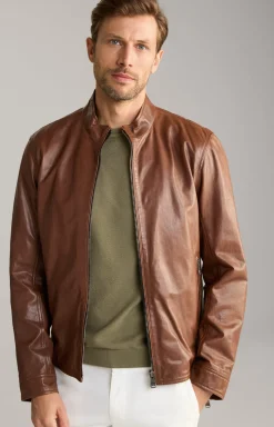 Lederjacke Lif in Braun