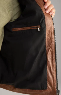 Lederjacke Lif in Braun