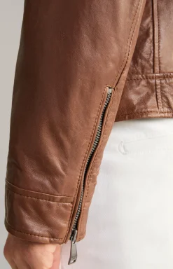 Lederjacke Lif in Braun