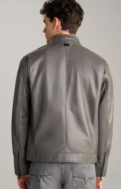 Lederjacke Lif in Grau