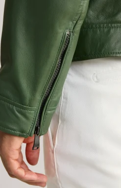 Lederjacke Lif in Grün