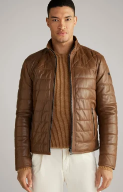 Lederjacke Nonji in Braun