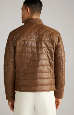 Lederjacke Nonji in Braun