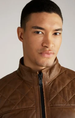 Lederjacke Nonji in Braun