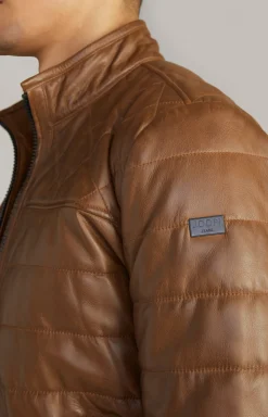 Lederjacke Nonji in Braun