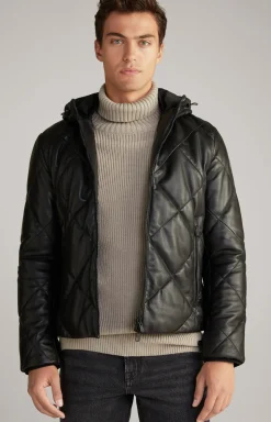 Lederjacke Relom in Schwarz