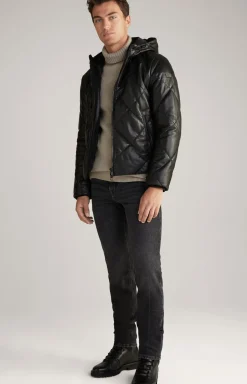 Lederjacke Relom in Schwarz