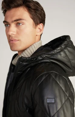 Lederjacke Relom in Schwarz