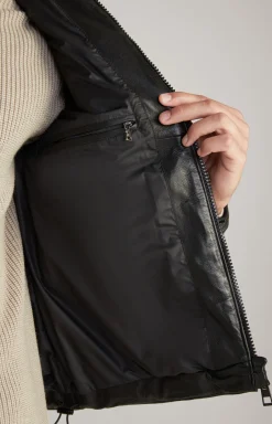 Lederjacke Relom in Schwarz