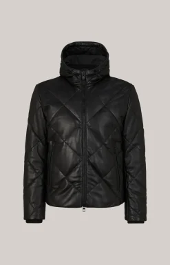 Lederjacke Relom in Schwarz