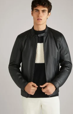 Lederjacke Smoky in Schwarz