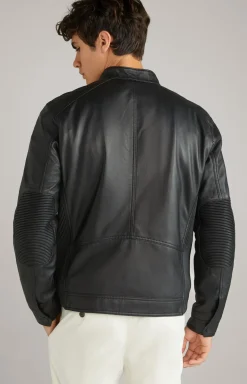 Lederjacke Smoky in Schwarz