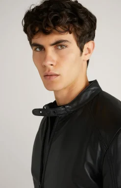 Lederjacke Smoky in Schwarz