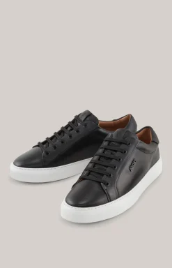 Leder-Sneaker Tinta Coralie in Schwarz