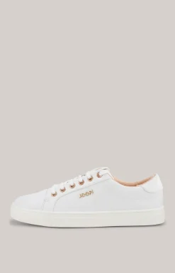 Leder-Sneaker Tinta Coralie in Weiß