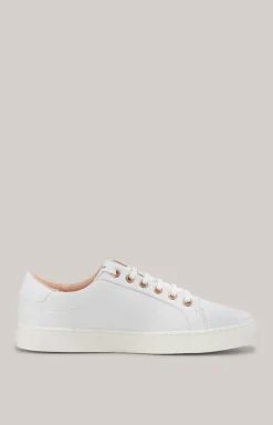 Leder-Sneaker Tinta Coralie in Weiß