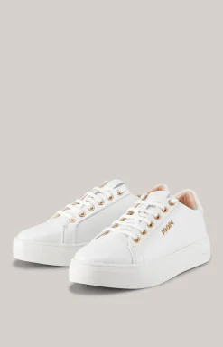 Leder-Sneaker Tinta New Daphne in Weiß