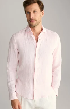 Leinen-Hemd Pai in Rosa