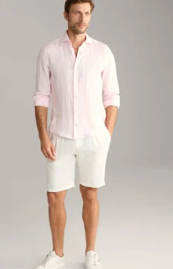 Leinen-Hemd Pai in Rosa