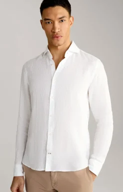 Leinen-Hemd Pai in Weiß