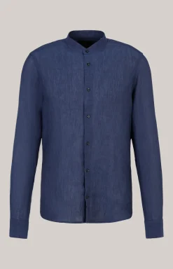 Leinen-Hemd Pebo in Navy