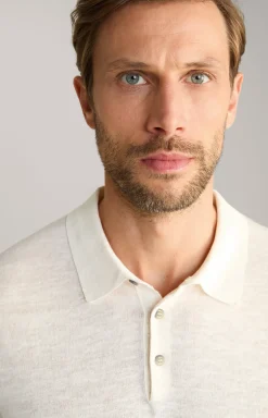 Leinenmix-Poloshirt Malioso in Nature