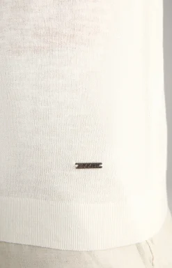 Leinenmix-Poloshirt Malioso in Nature