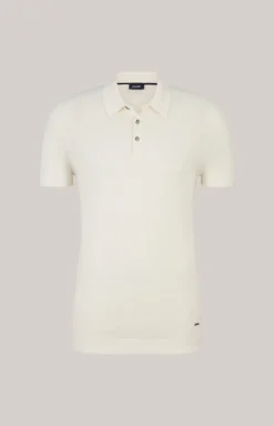 Leinenmix-Poloshirt Malioso in Nature