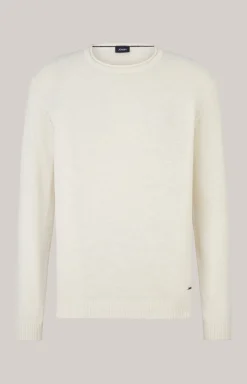 Leinenmix-Pullover Mendor in Nature