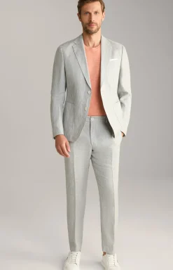 Leinenmix-T-Shirt Maroso in Orange